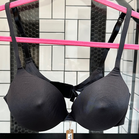 SKIMS ULTIMATE NIPPLE PUSH-UP BRA ONYX BLACK 34C NWT - Picture 1 of 5